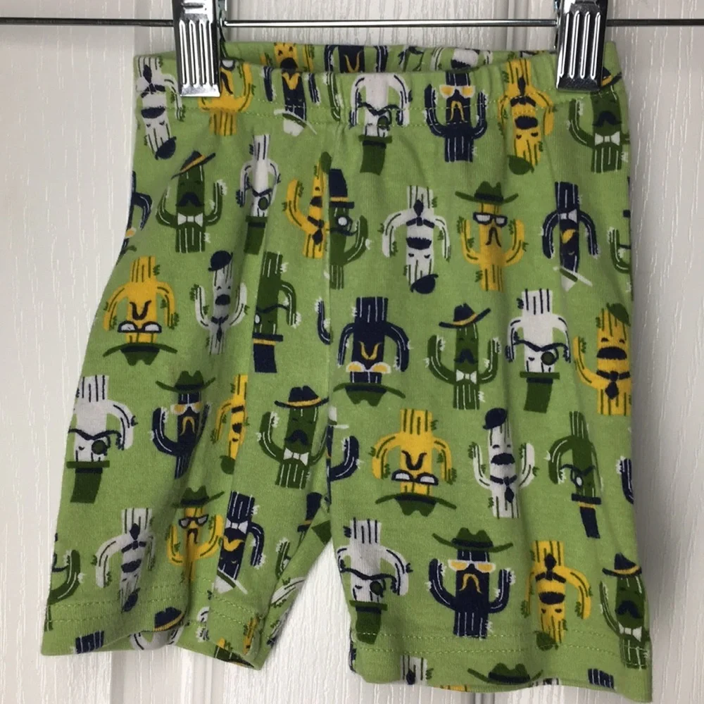Boys’ Gymboree Cactus Cowboys sleep Shorts (2T)
